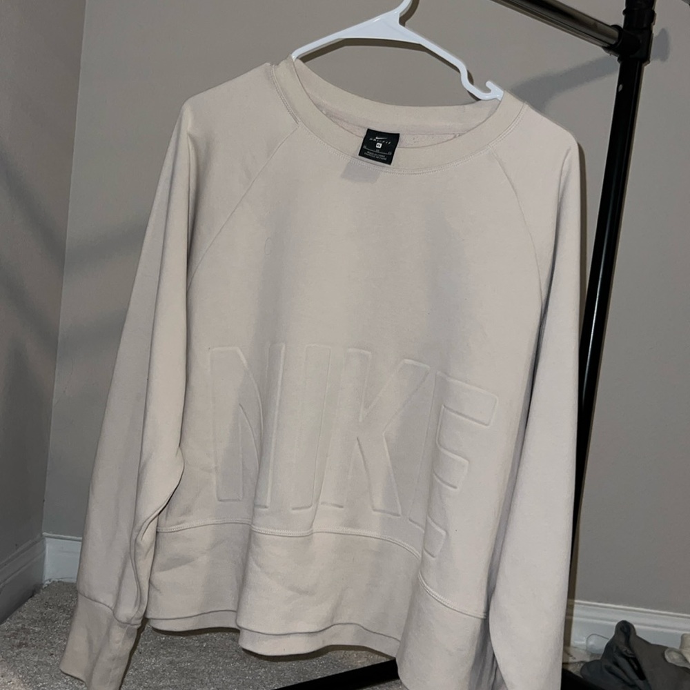 XL NIKE PULL OVER / LIGHT CREAM TANNISH